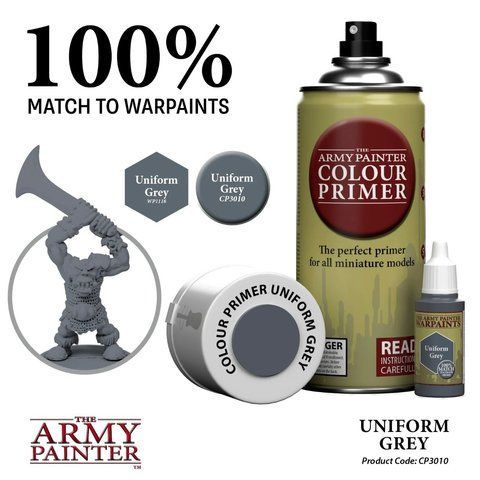 Спрей-ґрунтівка Colour Primers Uniform Grey CP3010 фото