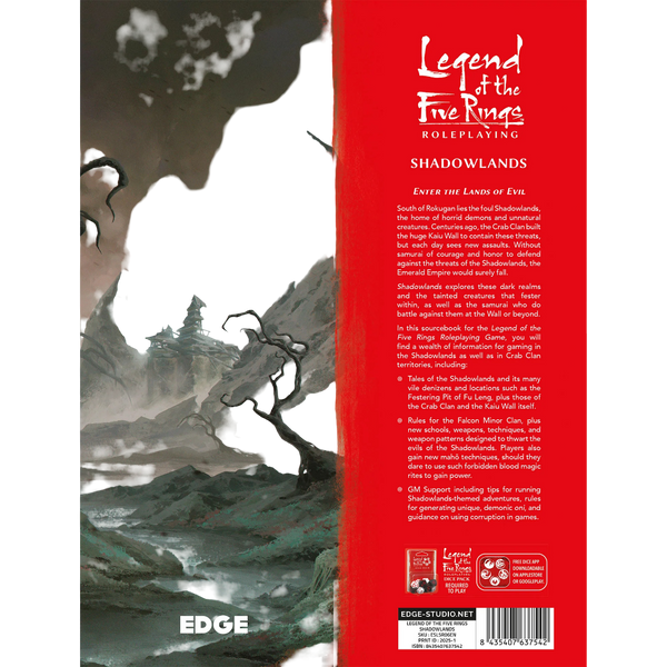 Legend of the Five Rings RPG: Shadowlands 1761313228716 фото